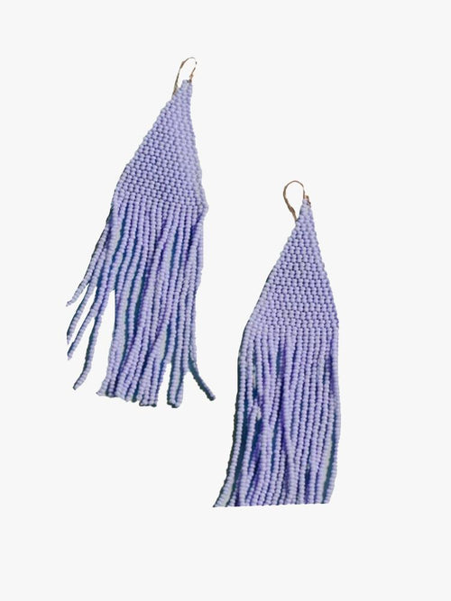 Casa Clara Freesia Periwinkle Beaded Earring