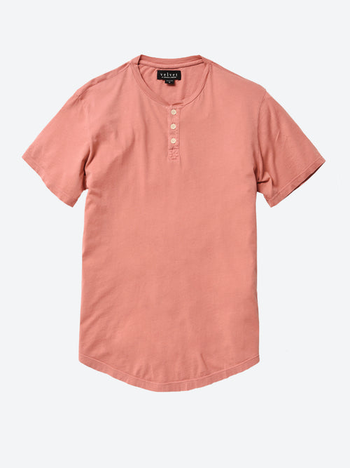 Velvet Men's Fulton Short Sleeve Henley Shirt