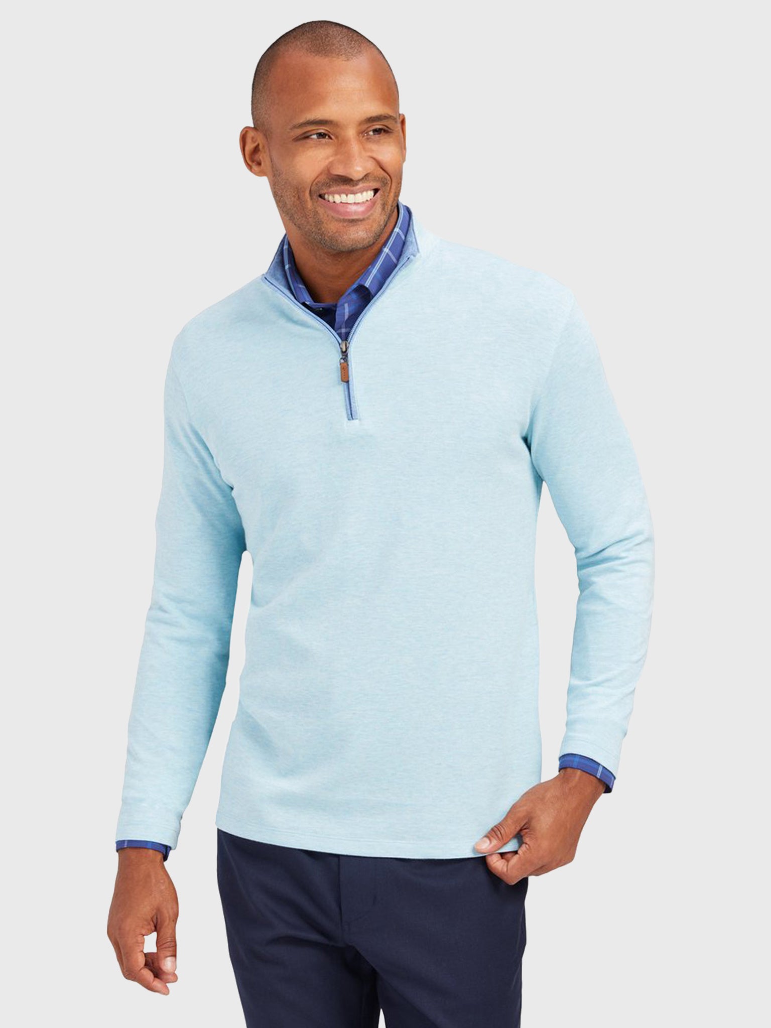 Mizzen+Main Men's Fairway Pullover Sweater - Saint Bernard