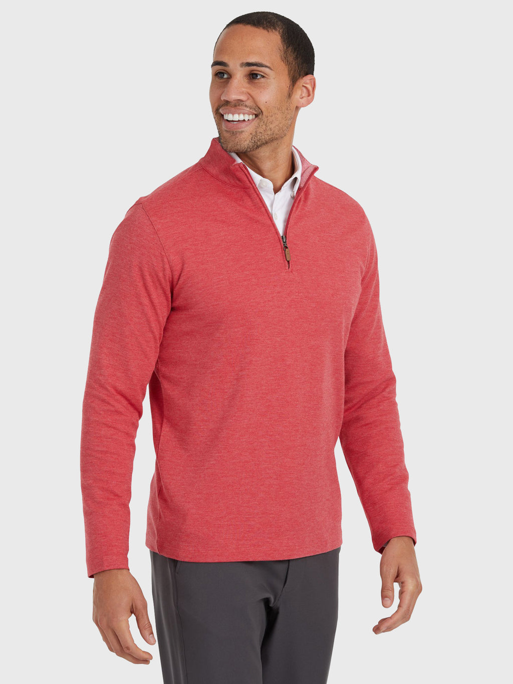 Mizzen+Main Men's Fairway Pullover Sweater - Saint Bernard