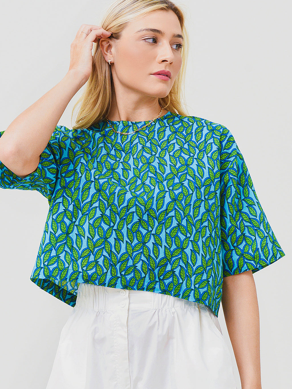 Aish Women's T-Shirt Crop Top - Saint Bernard