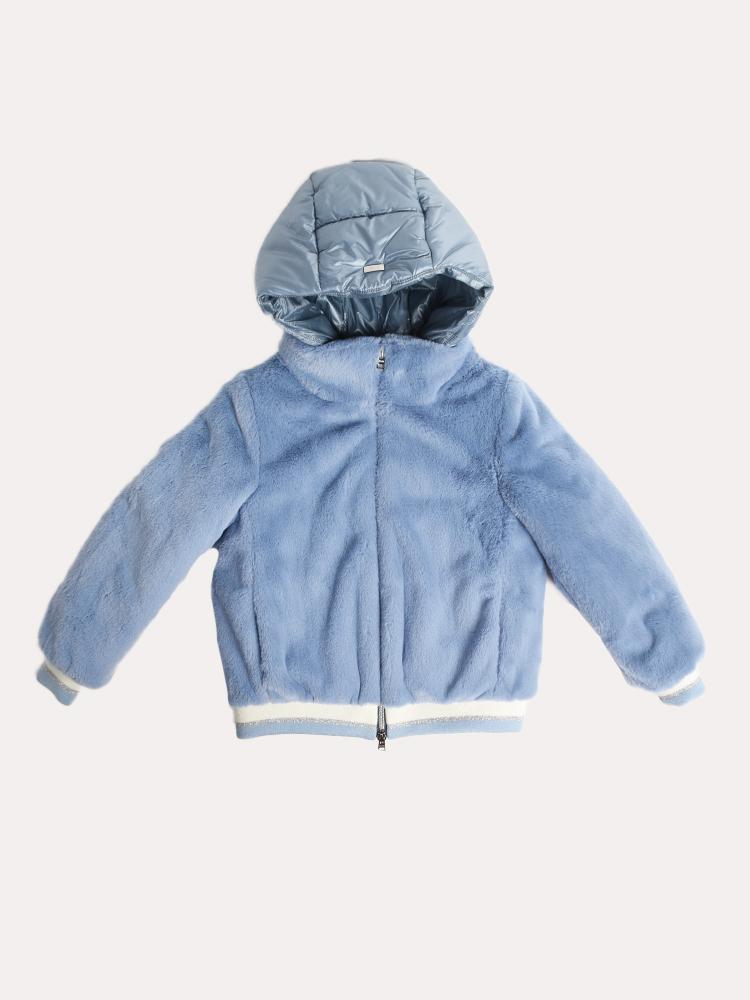 Herno Boys' Teddy Jacket With Removable Hood