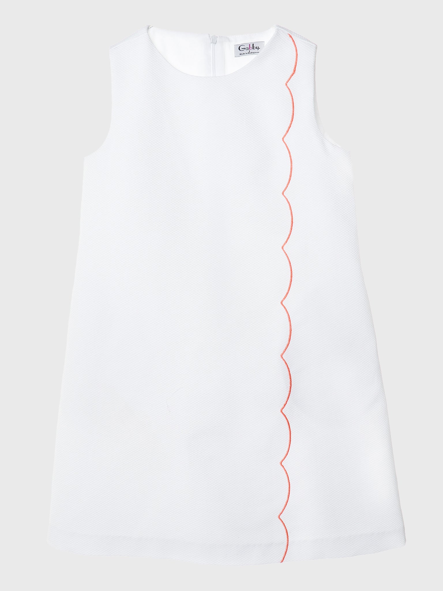 Gabby Girls' Pique Shift Dress - Saint Bernard