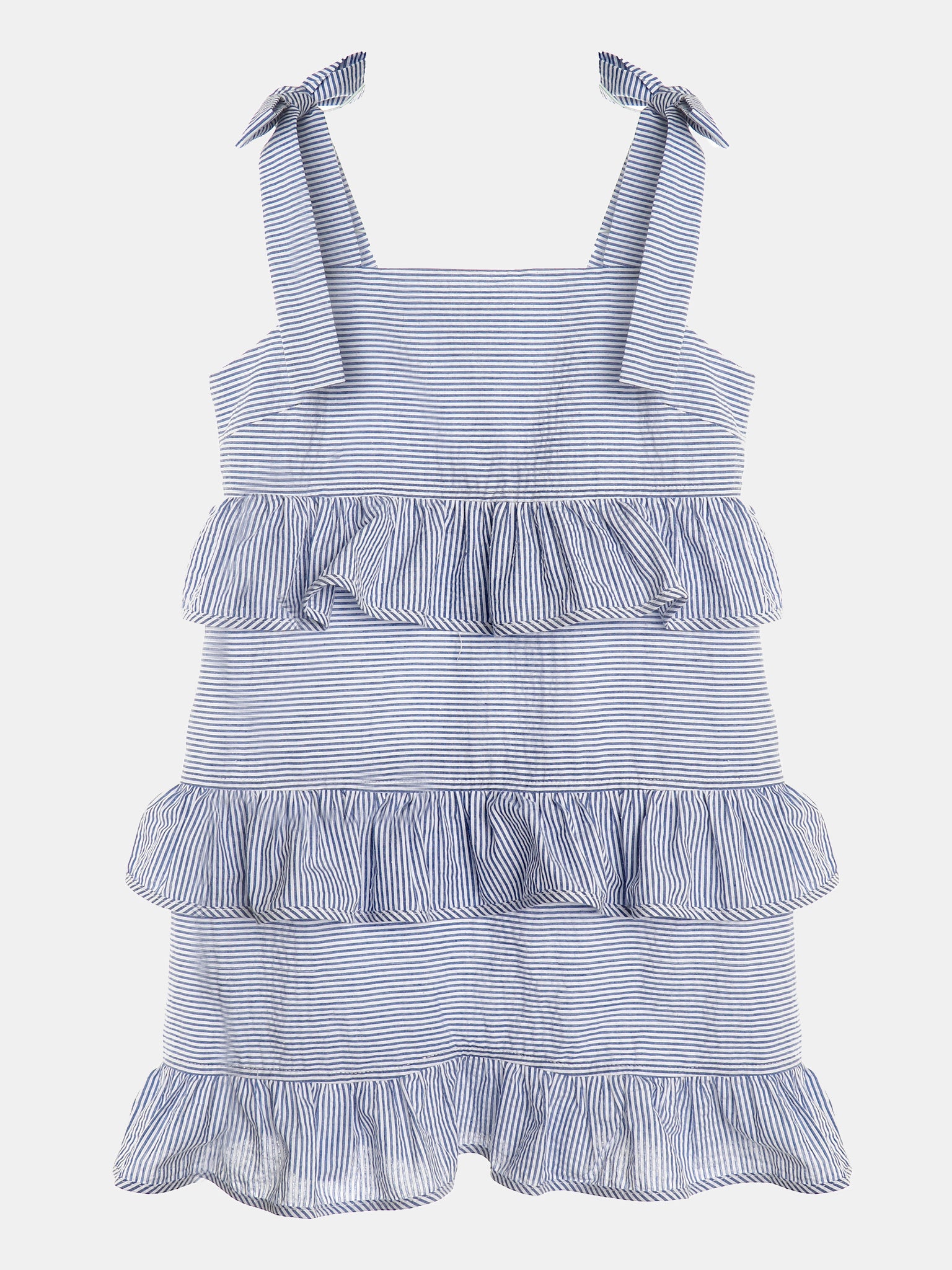 Gabby Girls' Seersucker Party Dress - Saint Bernard