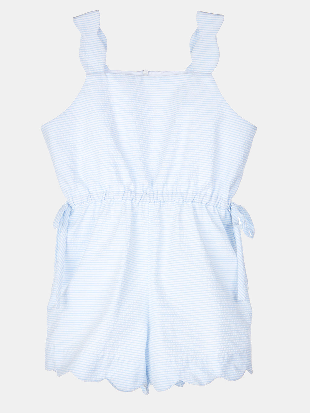 Gabby Girls' Seersucker Romper - Saint Bernard