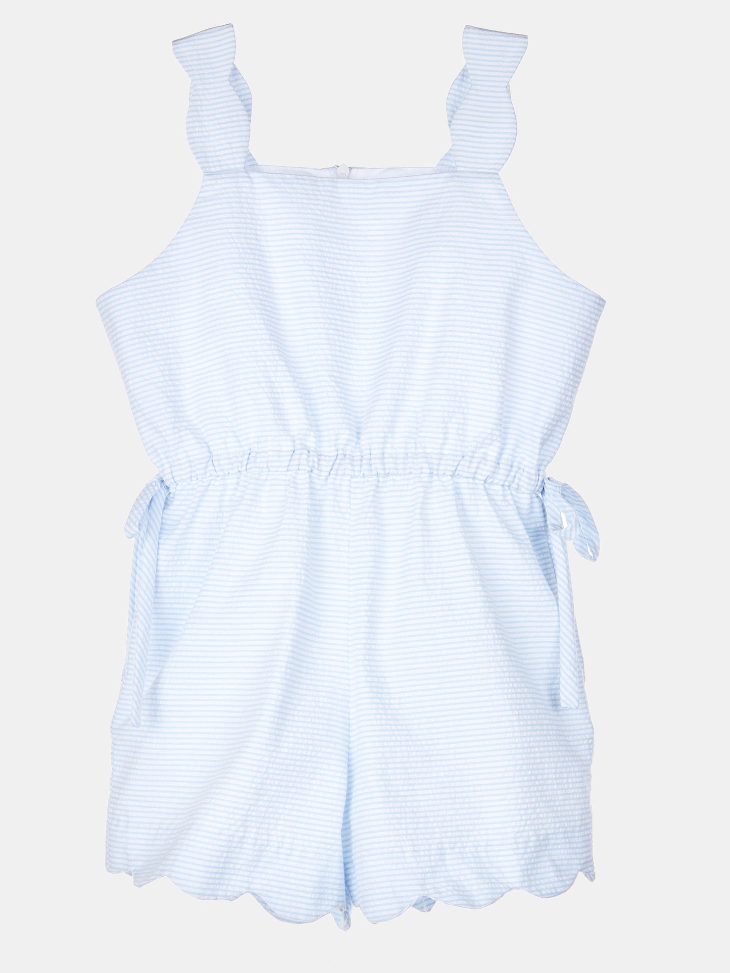 Gabby Girls' Seersucker Romper - Saint Bernard