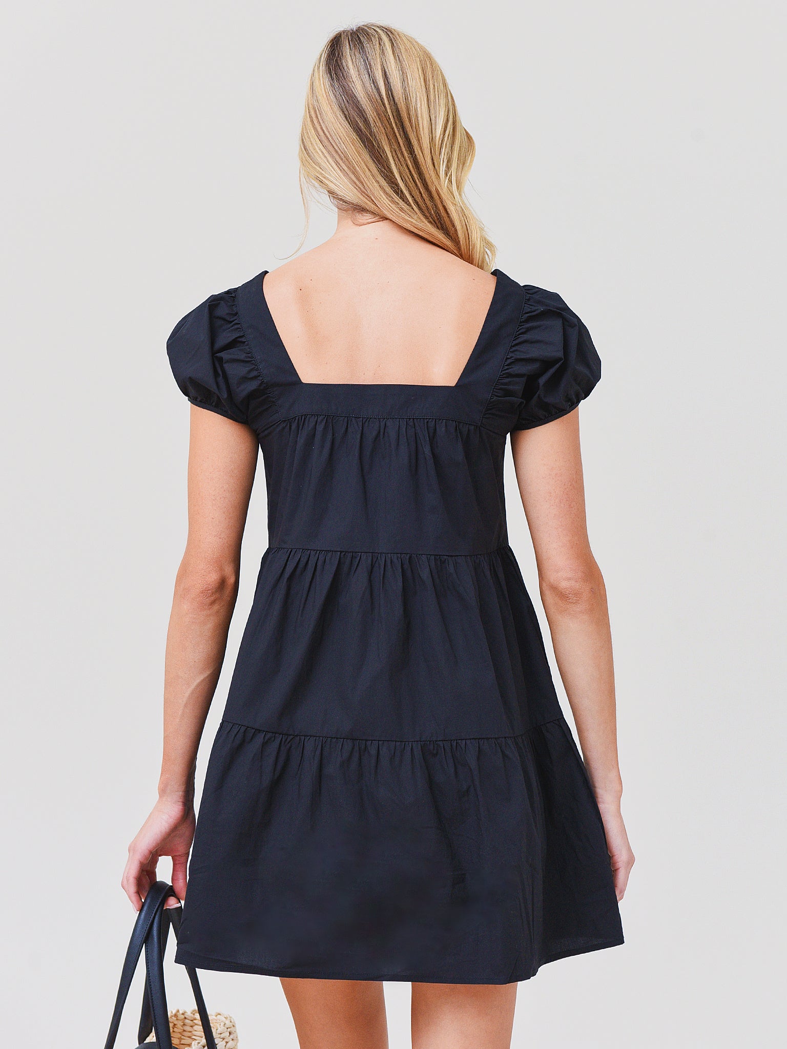 Greylin Women's Lora Poplin Cap Sleeve Tiered Dress – Saint Bernard