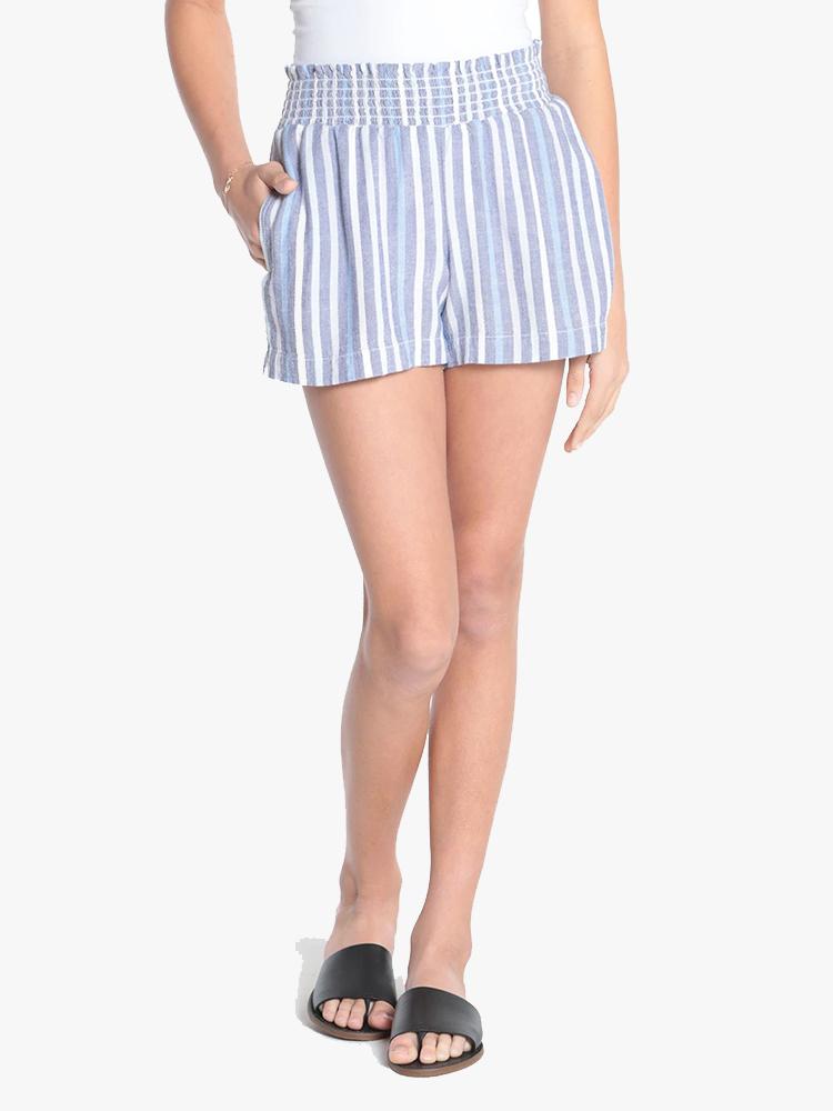 Bella Dahl Girls' Smocked Short - Saint Bernard