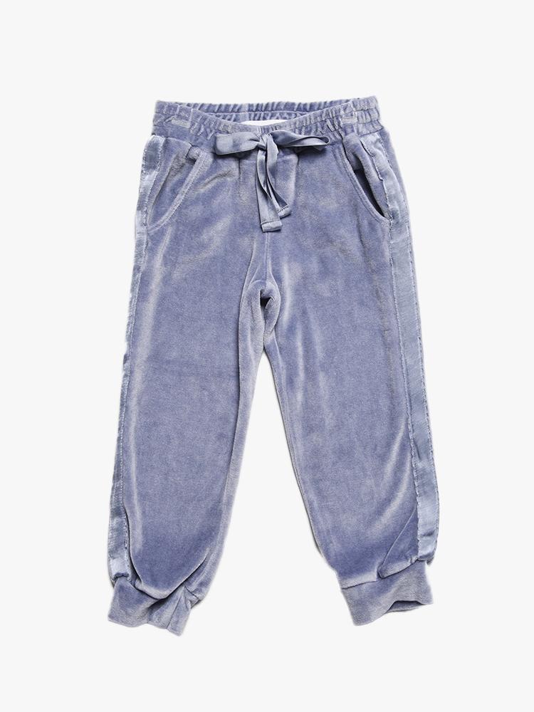 Bella Dahl Girls’ Track Jogger with Satin Stripe - Saint Bernard