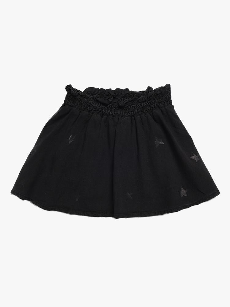 Bella Dahl Girls’ Flared Skirt with Star Stamp - Saint Bernard