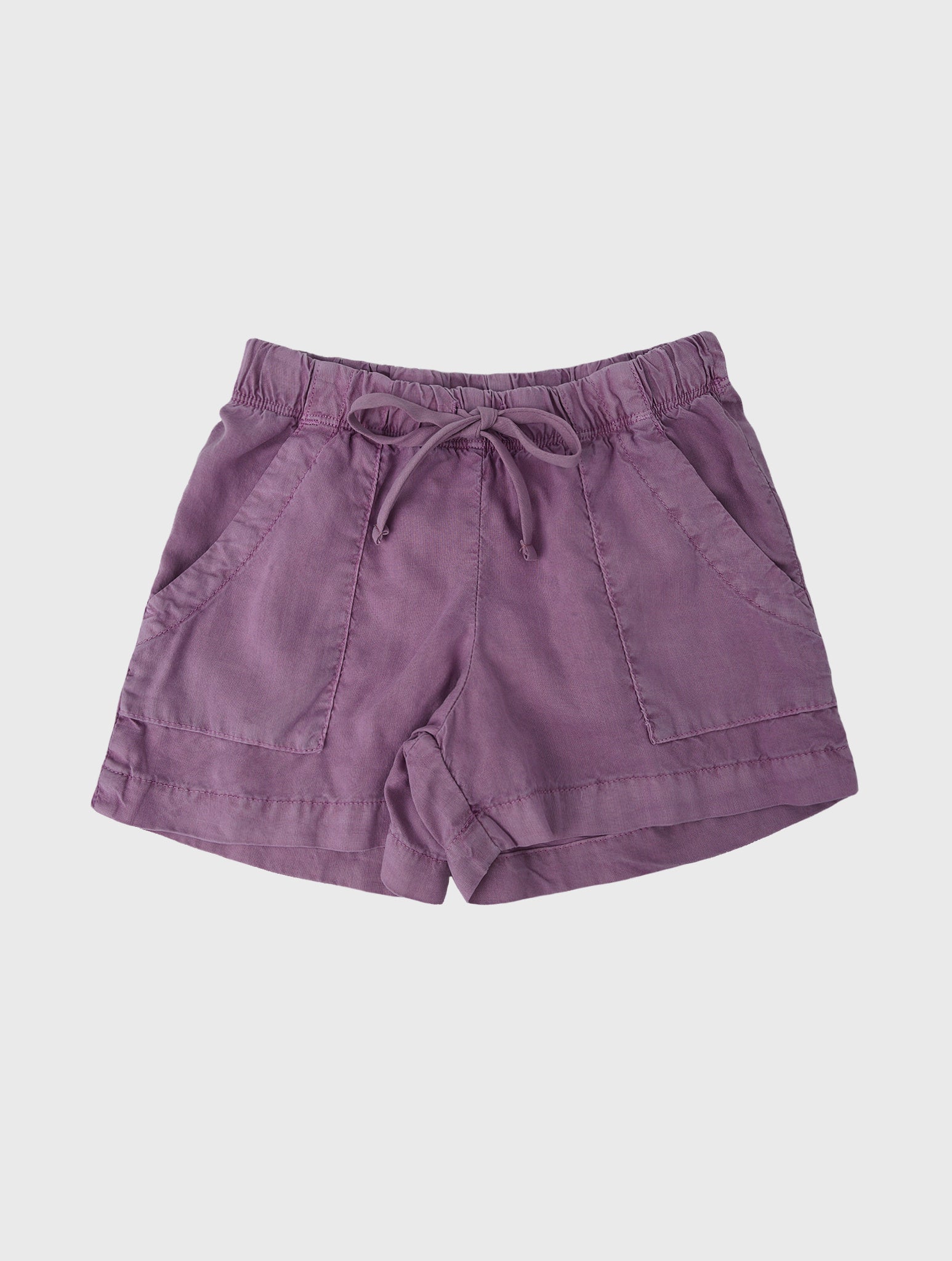 Bella Dahl Girls' Utility Pocket Short - Saint Bernard