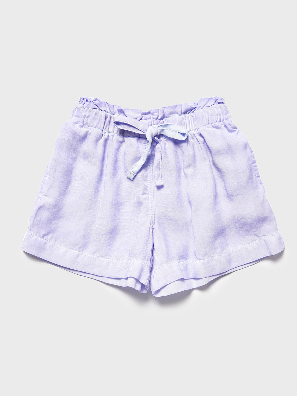 Bella Dahl Little Girls' Ruffle Waist Flowy Short - Saint Bernard