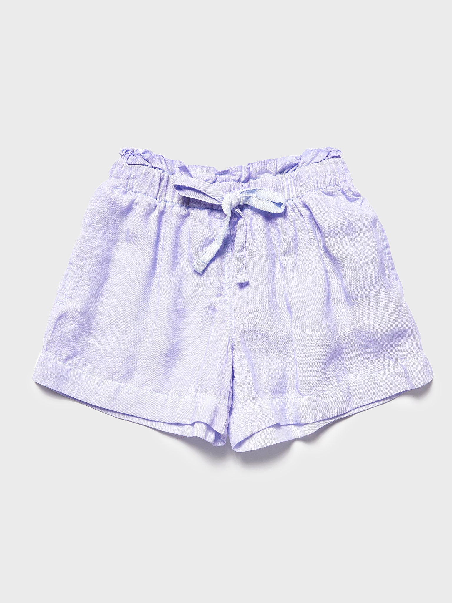 Bella Dahl Little Girls' Ruffle Waist Flowy Short - Saint Bernard