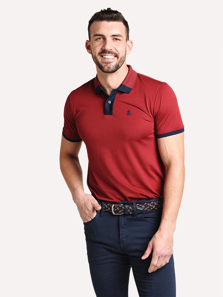 G/Fore Men's Contrast Polo - Saint Bernard