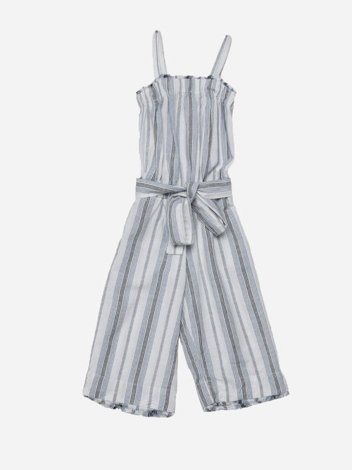 Bella Dahl Girls' Marina Stripe Frayed Jumper