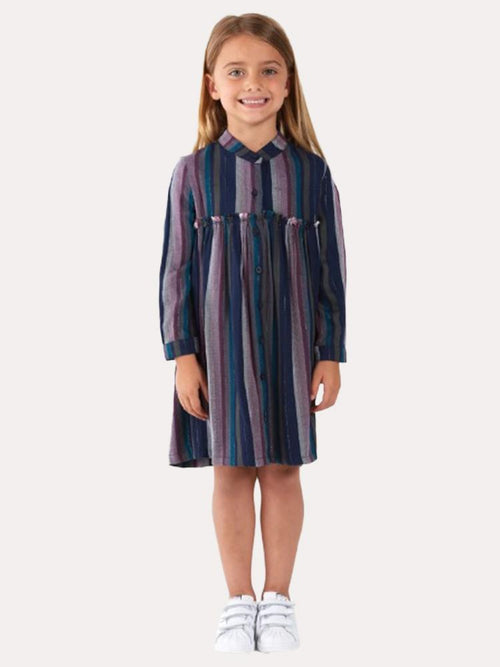 Bella Dahl Girls' Fray Seam Dress