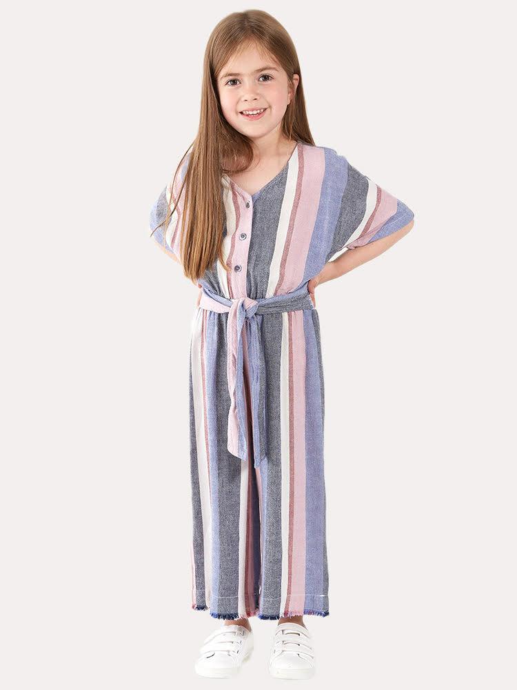 Bella Dahl Girls' Tie Front Jumper - Saint Bernard