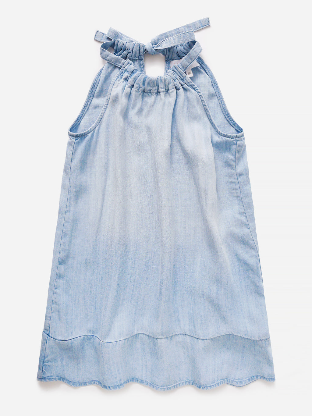 Bella Dahl Girls' Bow Back Ruffle Sundress - Saint Bernard