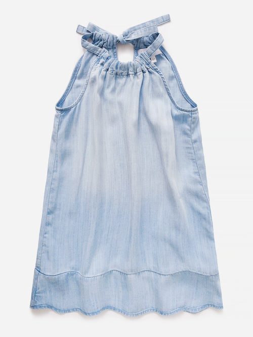 Bella Dahl Girls' Bow Back Ruffle Sundress