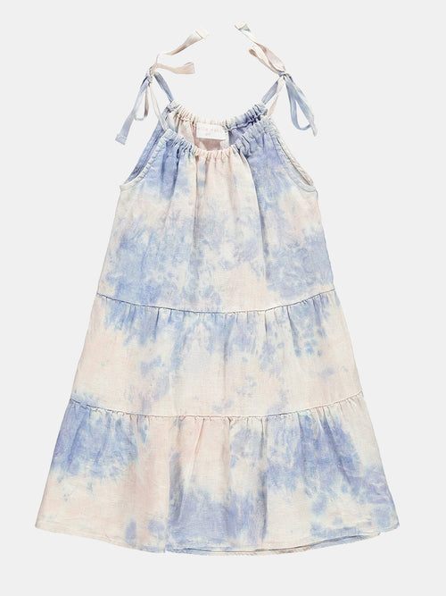 Bella Dahl Girls' Tiered Sundress With Ties