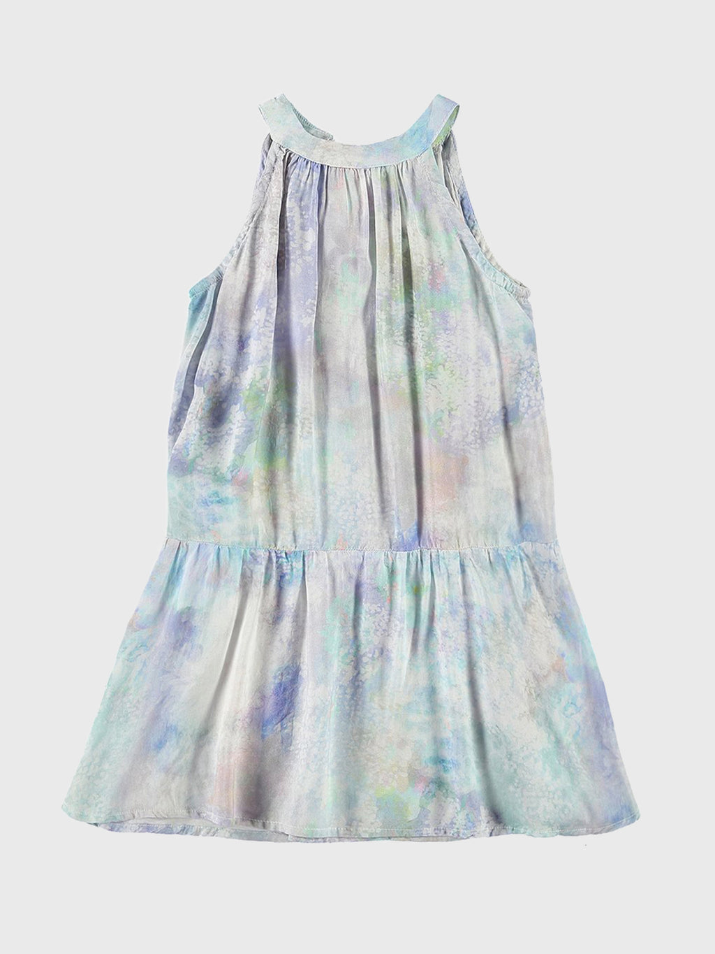 Bella Dahl Girls' Bow Back Halter Dress - Saint Bernard