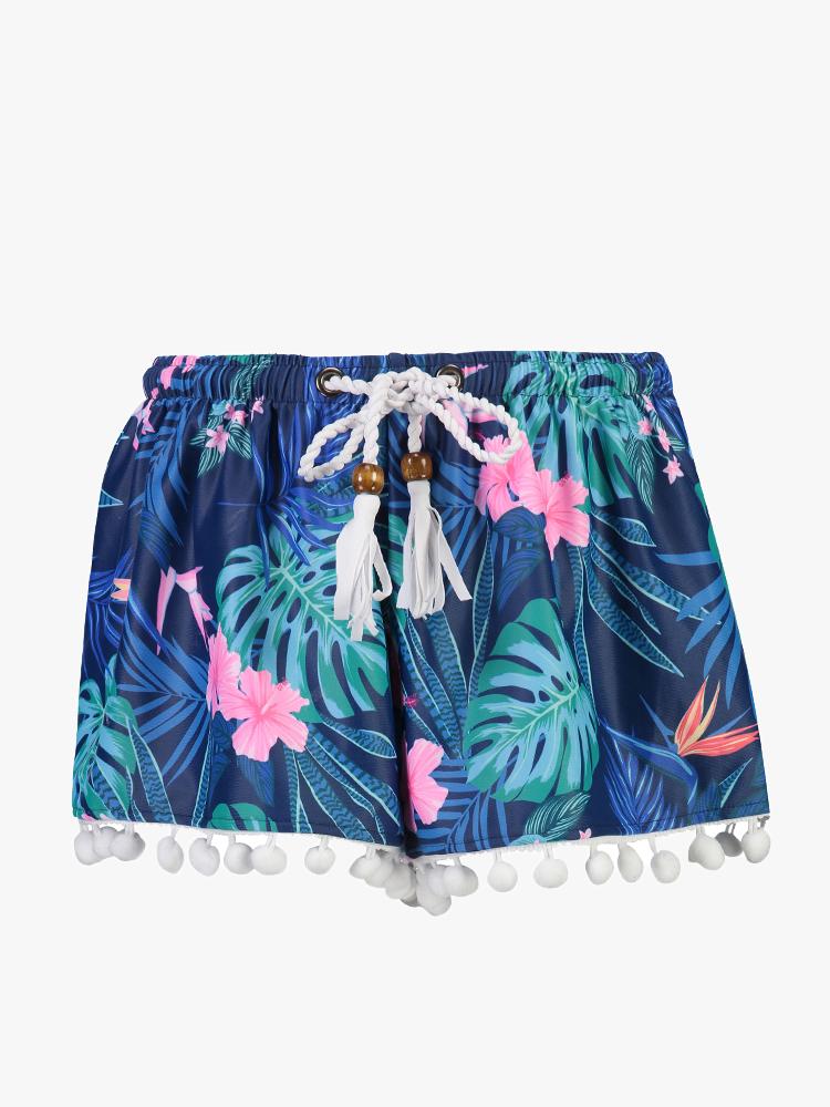 Snapper Rock Girls' Rain Forrest Swim Short - Saint Bernard