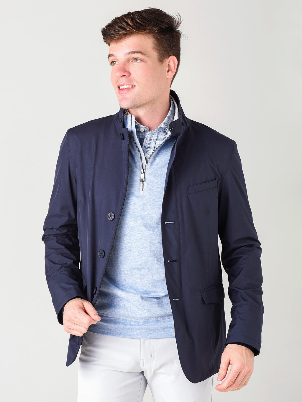 Herno Men's Goretex 2-Ply Waterproof Blazer - Saint Bernard