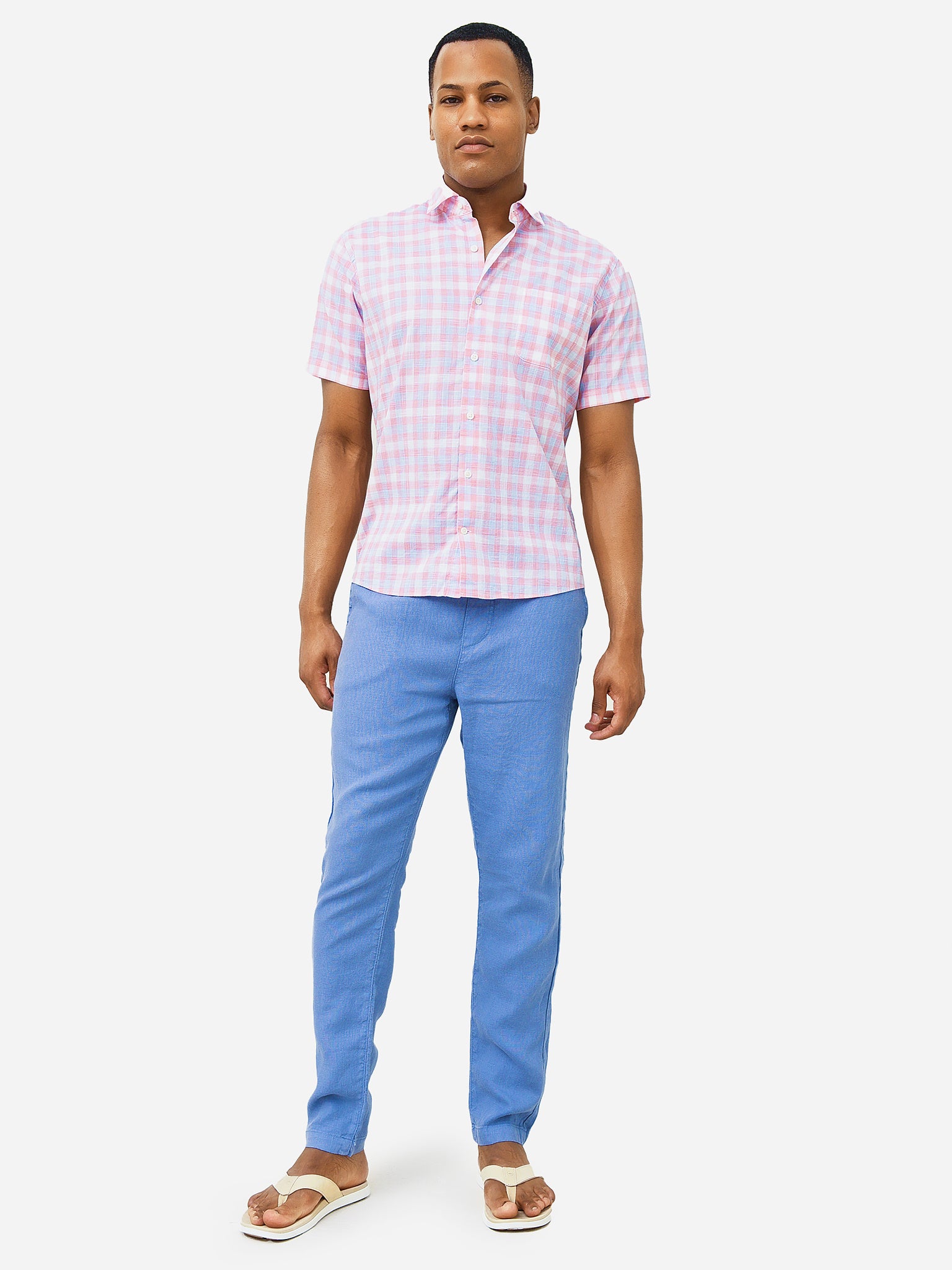 Joes Men's Linen Drawstring Trouser | $198.00 | Saint Bernard