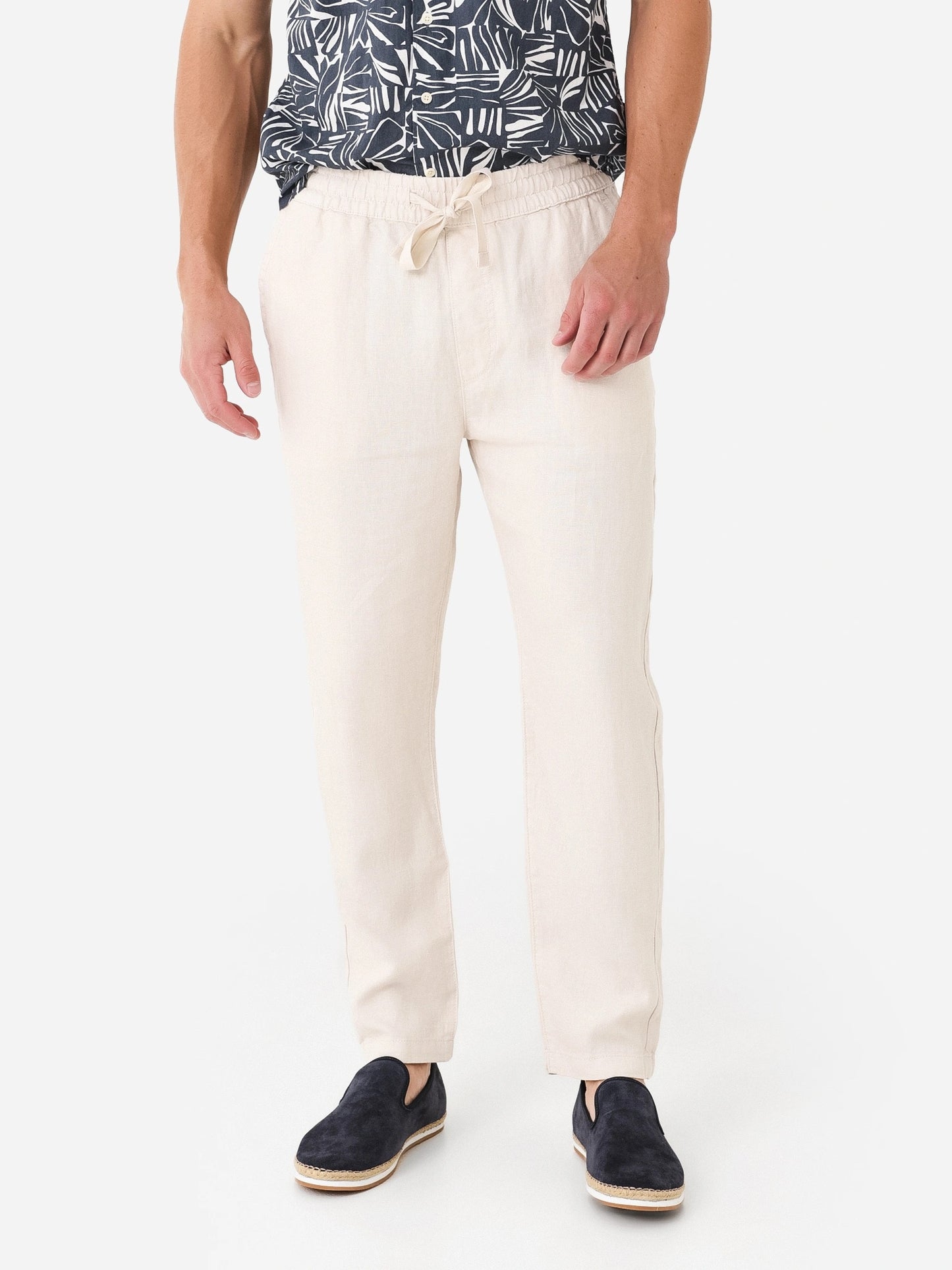 Joes Men's Linen Drawstring Trouser - Saint Bernard