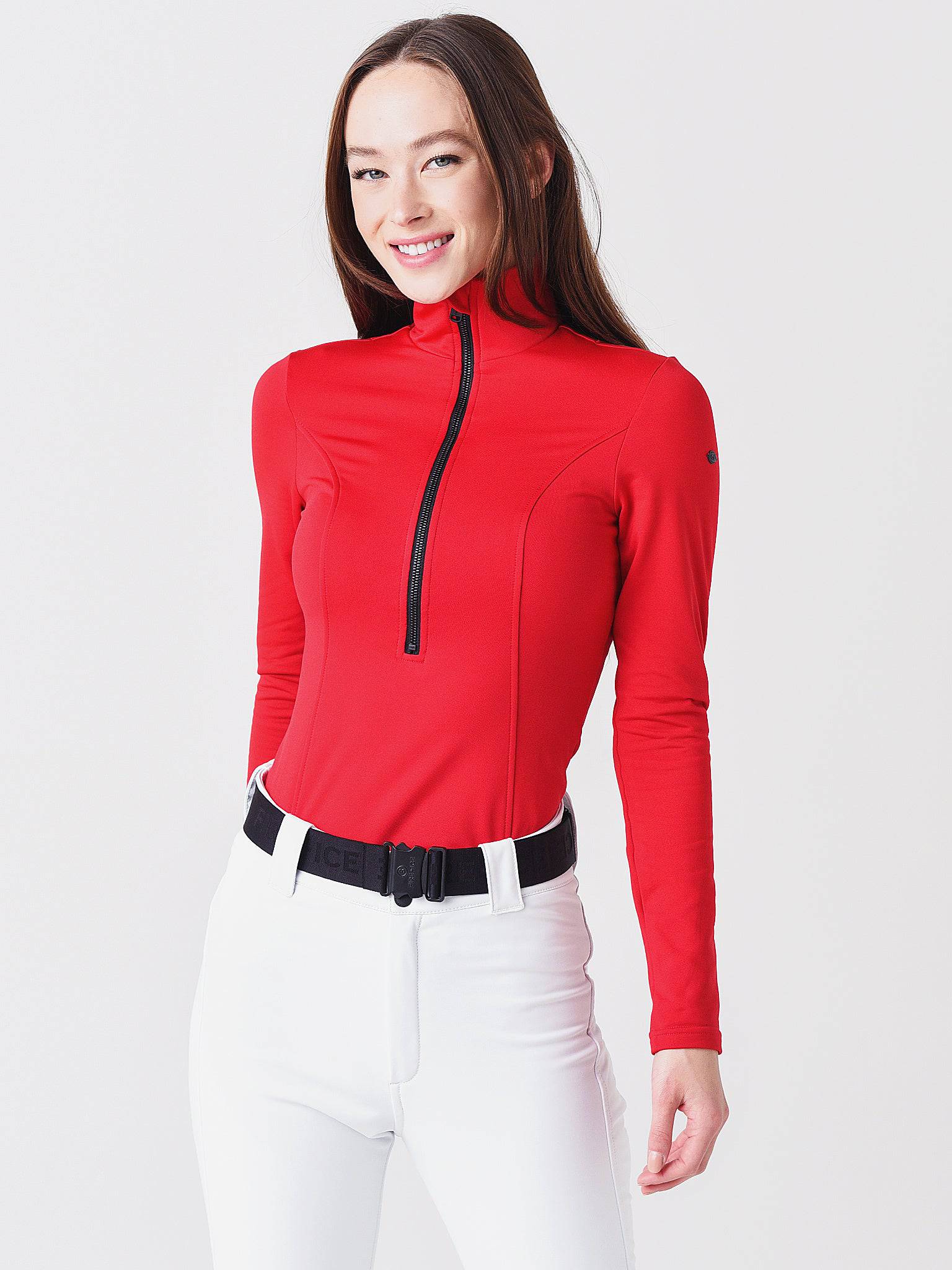 Goldbergh Women's Serena Pully Base Layer Top - Saint Bernard