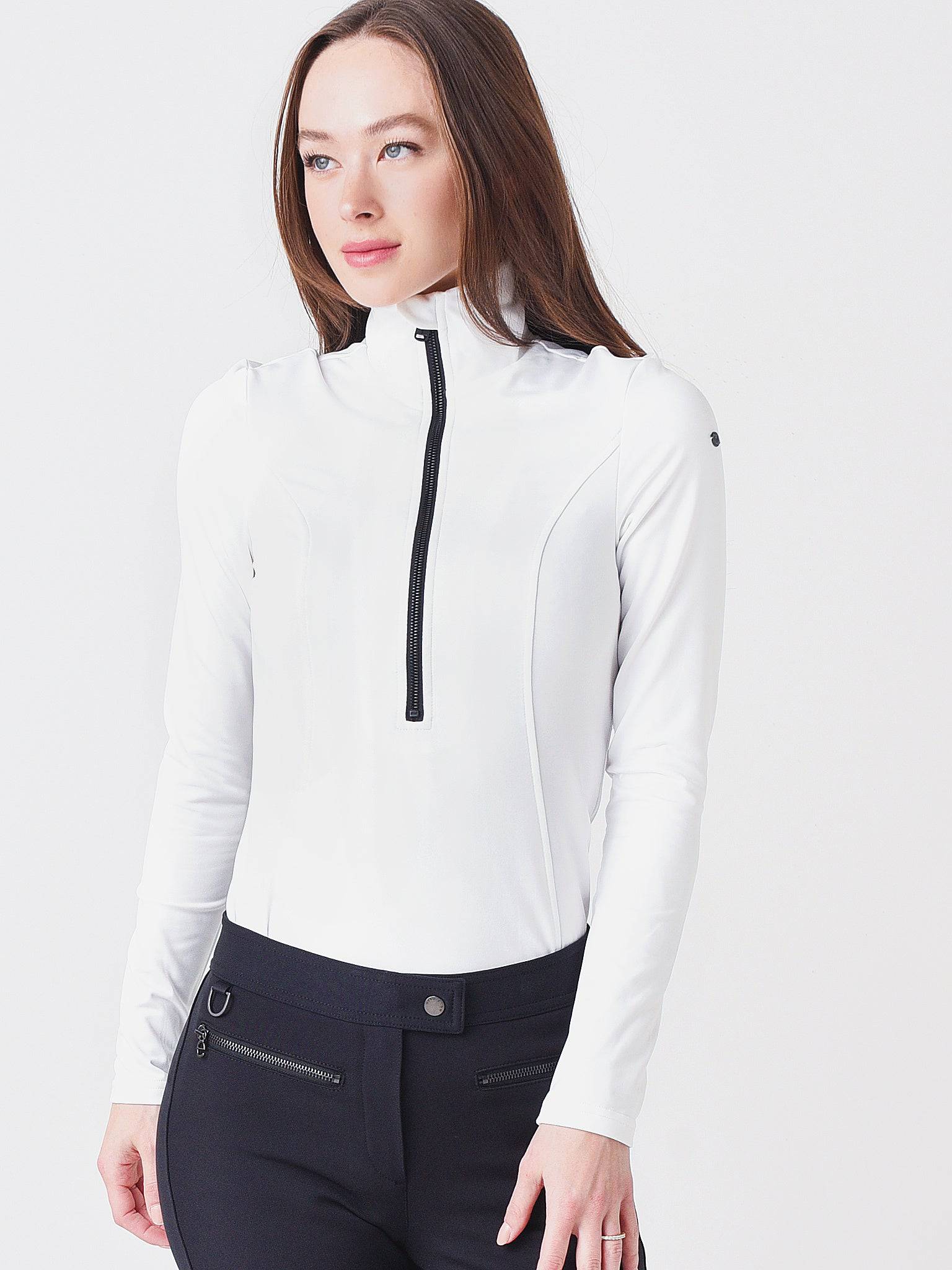 Goldbergh Women's Serena Pully Base Layer Top - Saint Bernard