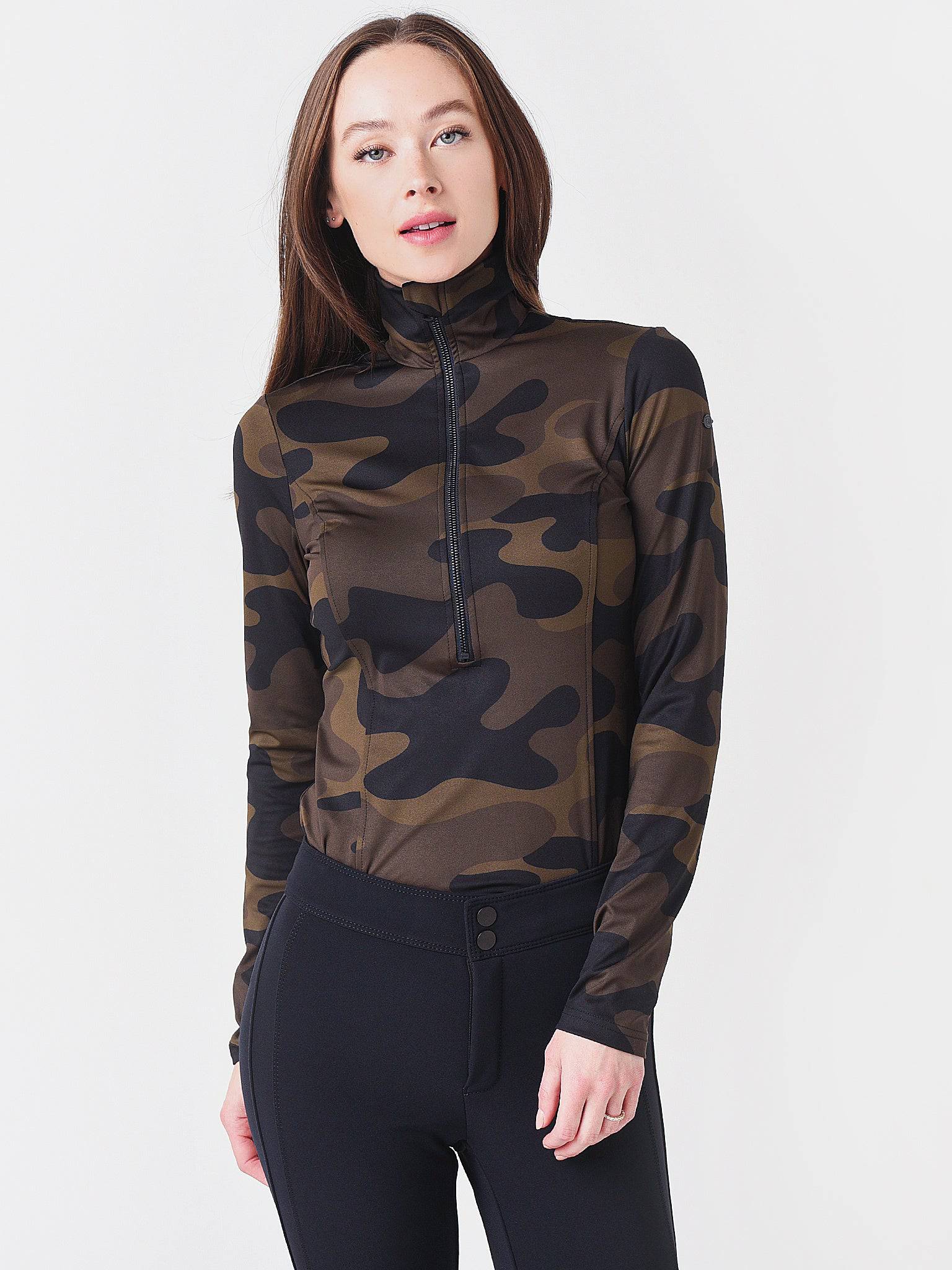 Goldbergh Women's Conifer Pully Base Layer Top - Saint Bernard