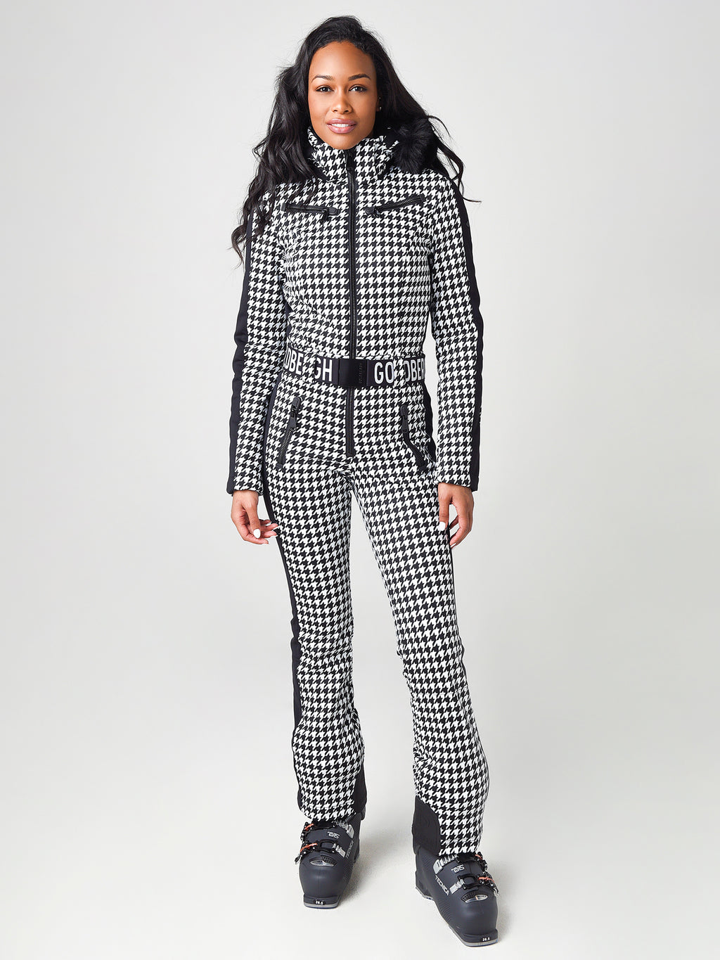 Goldbergh Women's France Jumpsuit Faux-Fur Ski Suit - Saint Bernard