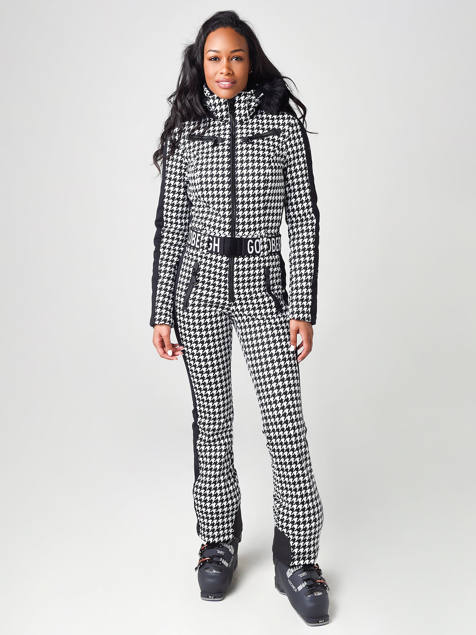 Goldbergh Women's France Jumpsuit Faux-Fur Ski Suit - Saint Bernard