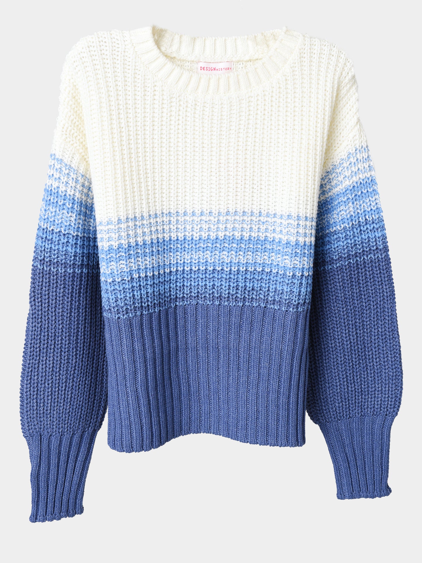 Design History Girls' Cropped Stripe Sweater