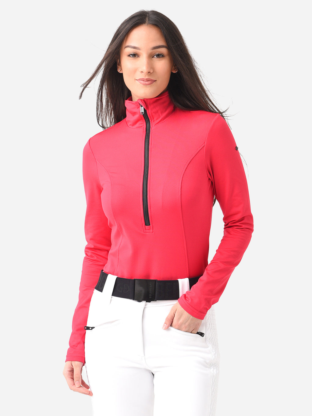 Goldbergh Women's Serena Pully Base Layer Top - Saint Bernard