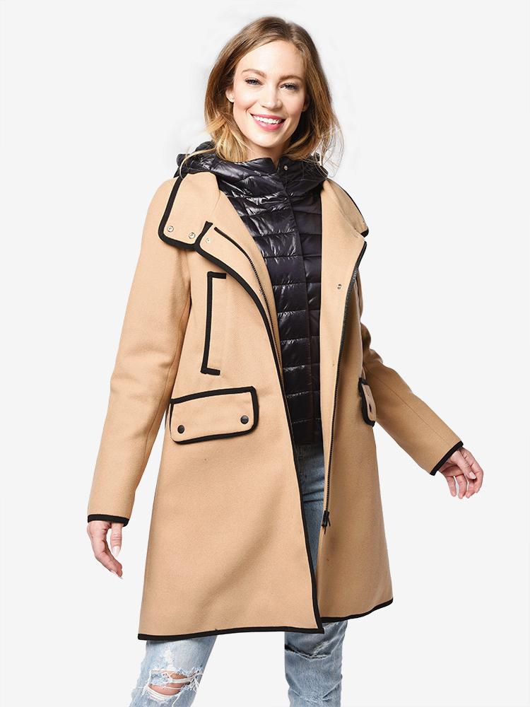Herno Women’s Woven Half Coat - Saint Bernard