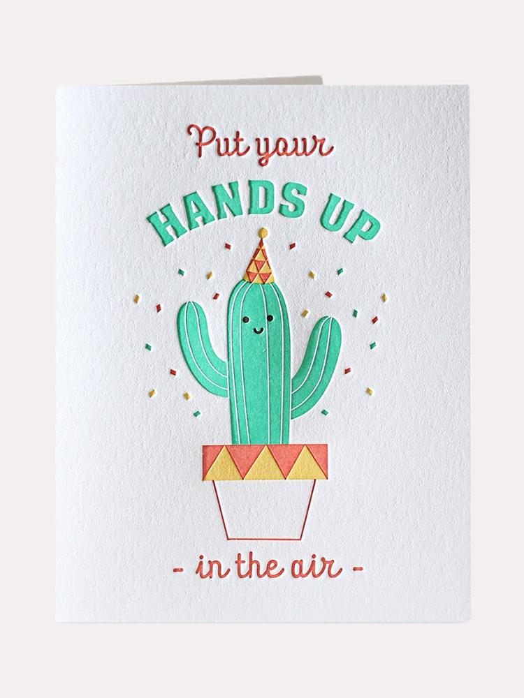 Elum Raise The Roof Birthday Greeting Card - Saint Bernard