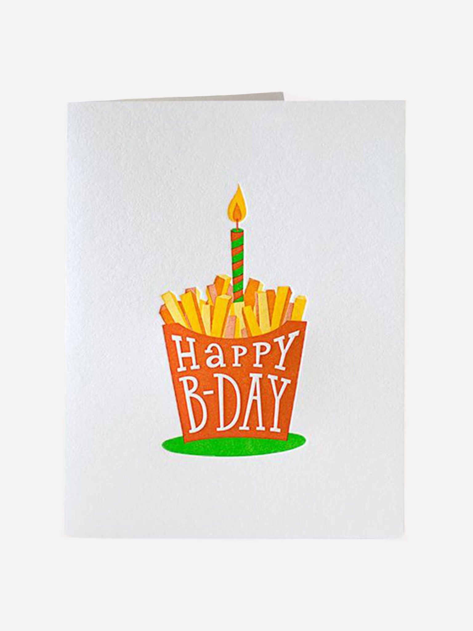 Elum French Fried Birthday Card - Saint Bernard