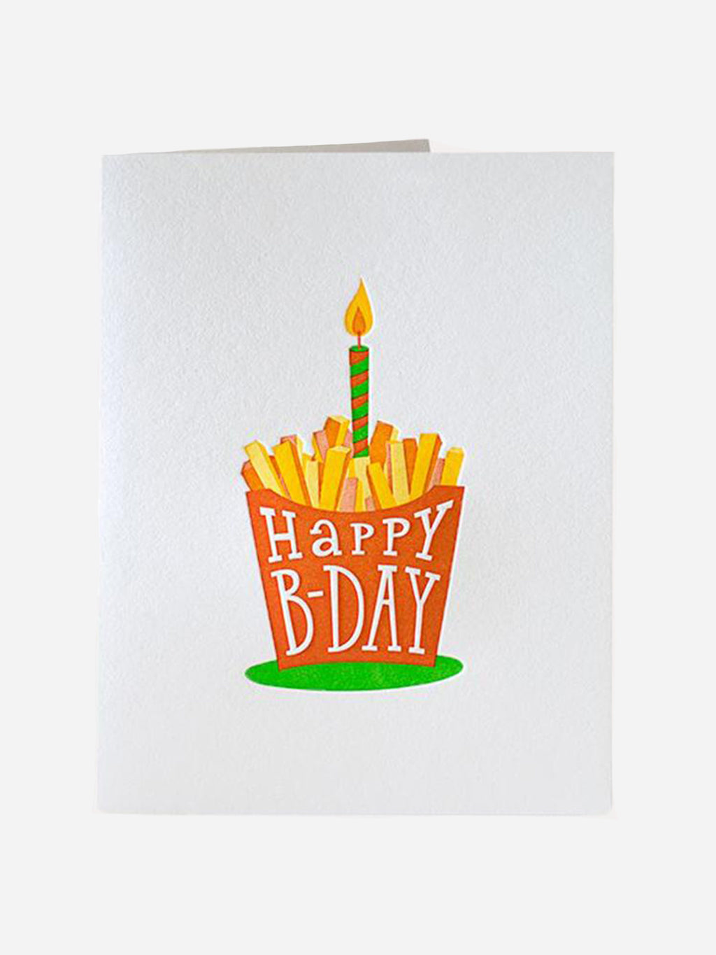 Elum French Fried Birthday Card - Saint Bernard
