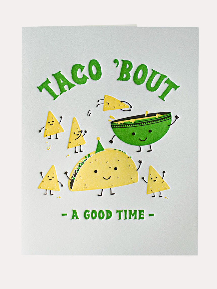 Elum Taco Time Birthday Greeting Card