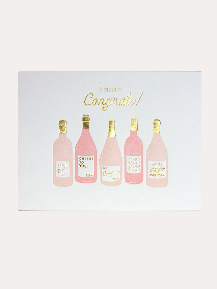 Elum Rosé Congrats Greeting Card - Saint Bernard