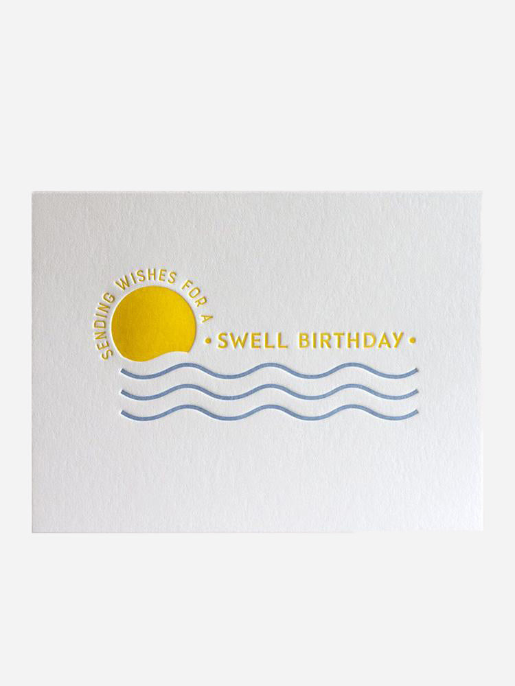Elum Swell Birthday Greeting Card - Saint Bernard