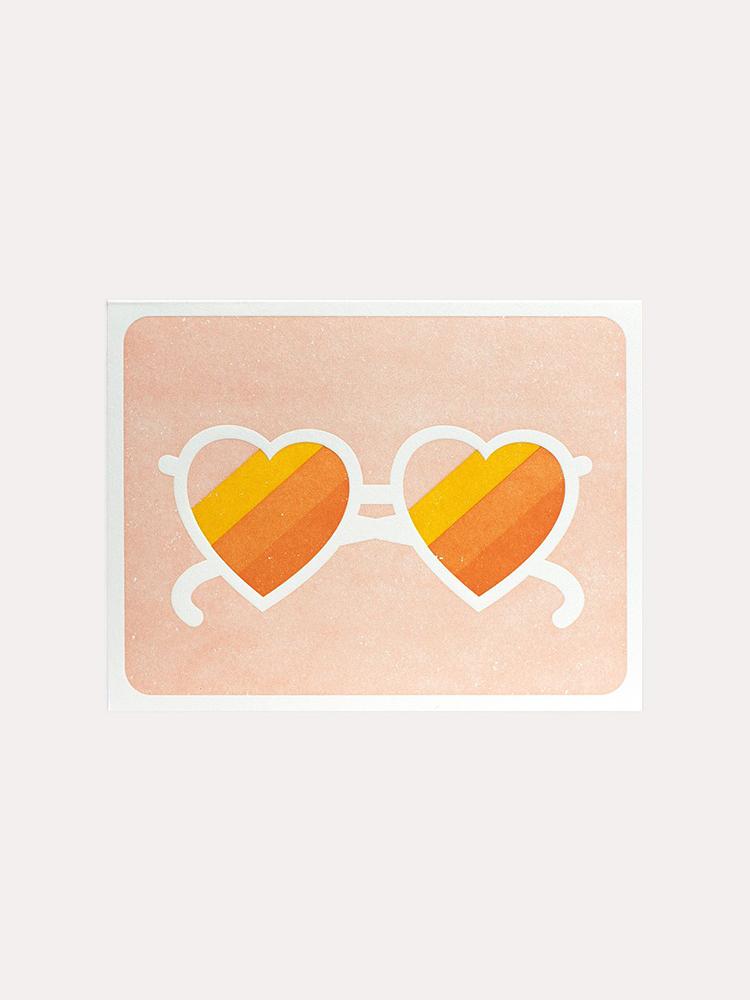 Elum Positive Shades Greeting Card - Saint Bernard