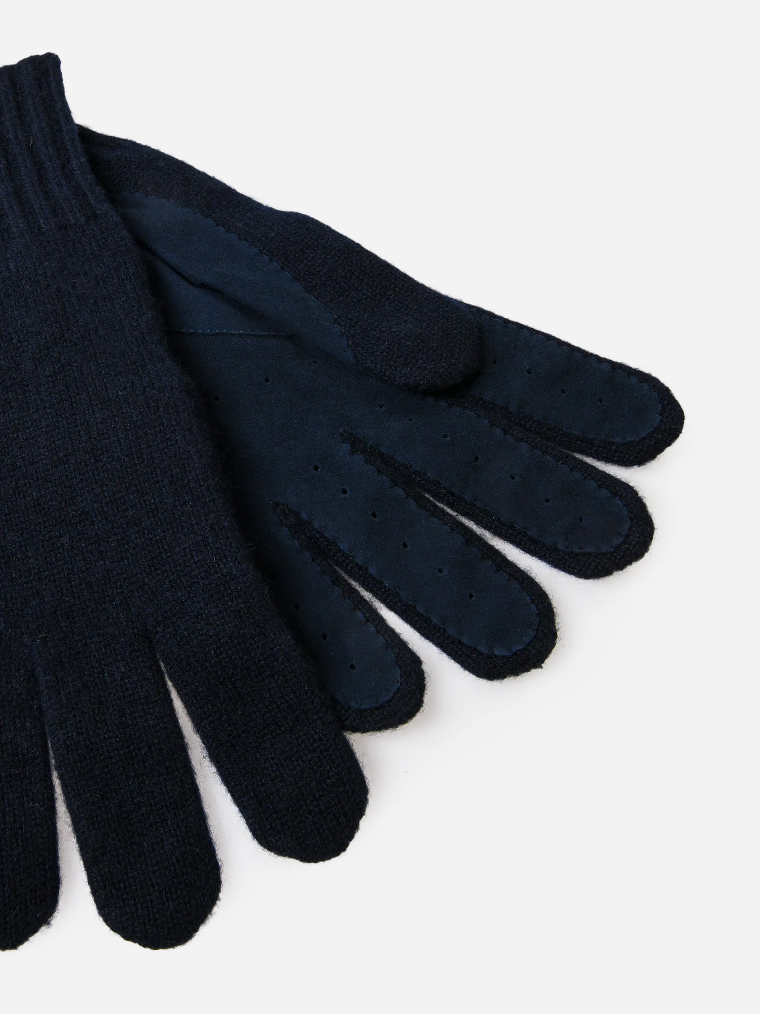 Vince Men's Plush Cashmere Suede Palm Glove - Saint Bernard