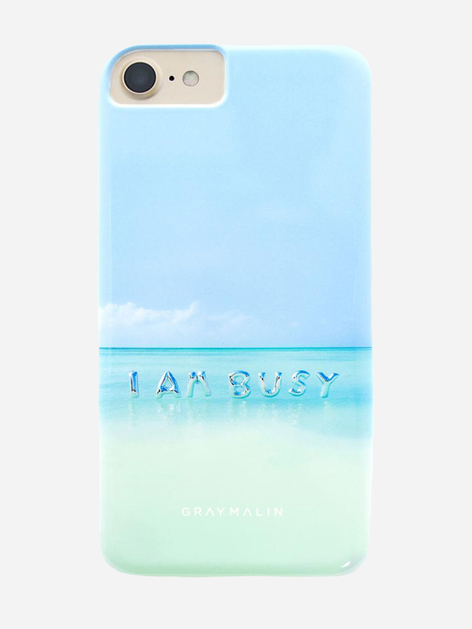 Gray Malin I Am Busy iPhone 7 Case - Saint Bernard