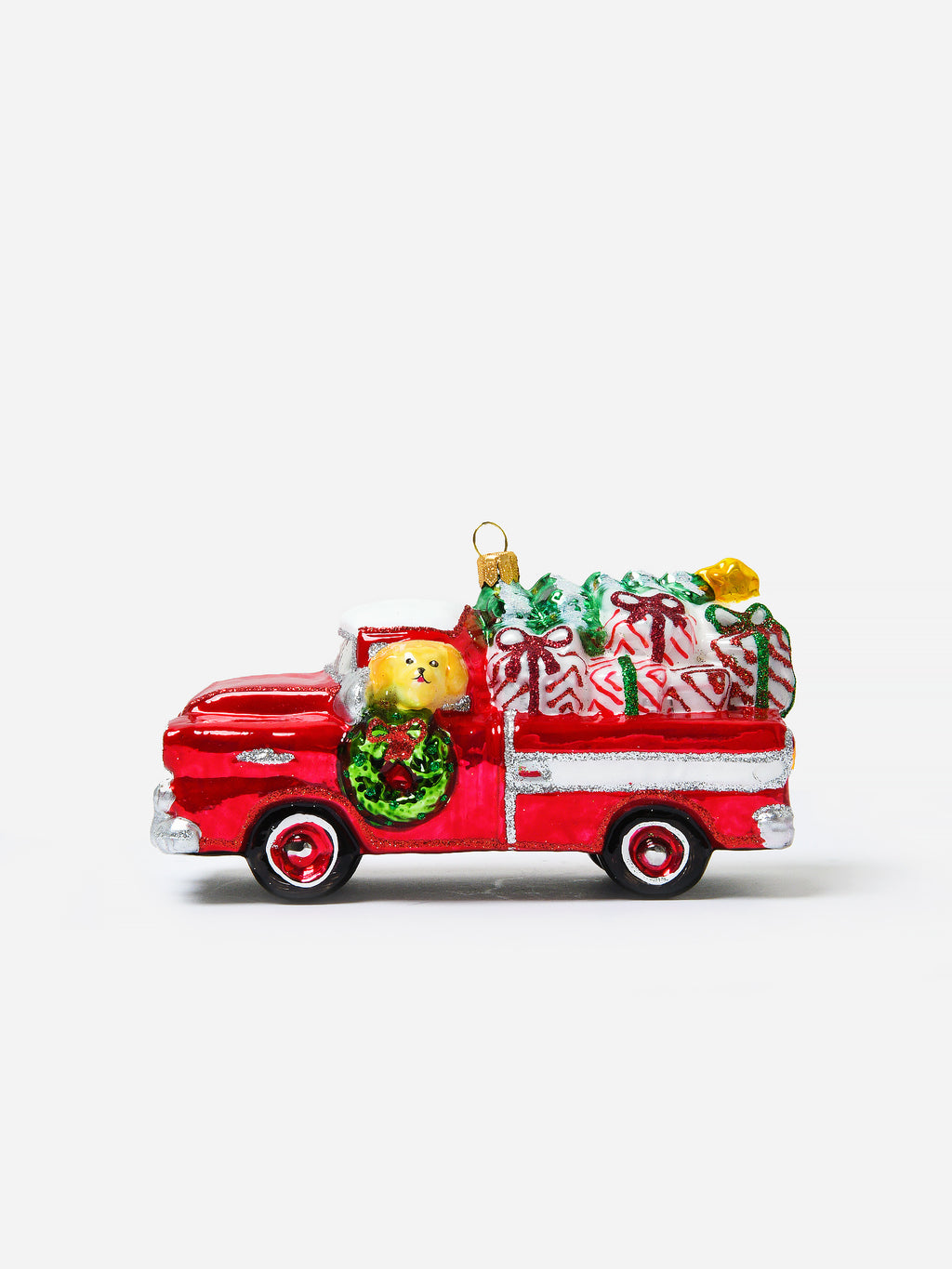 Gray Malin Holiday Pup Ornament - Saint Bernard