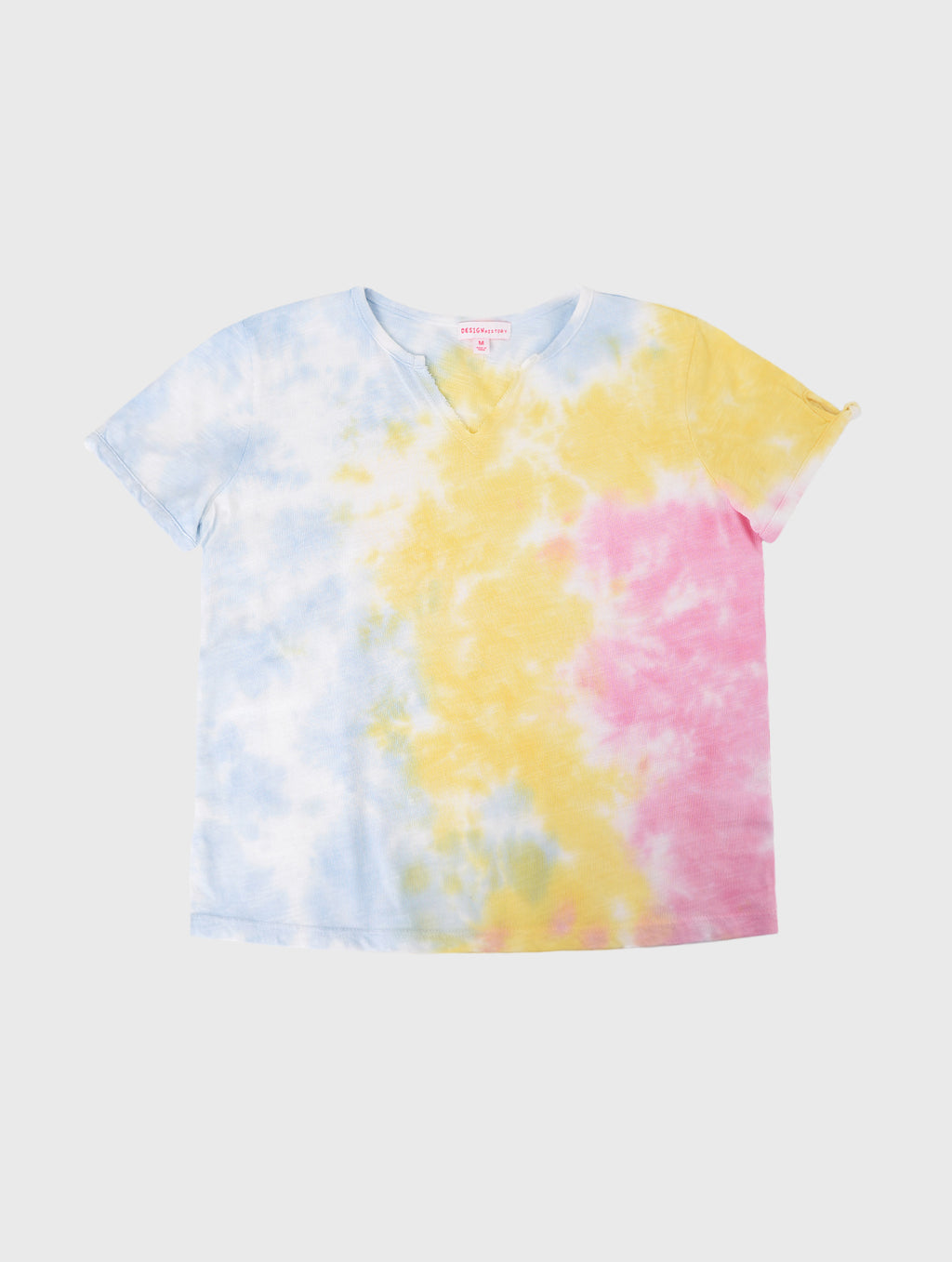 Design History Girls' Tie-Dye Short-Sleeve Top - Saint Bernard