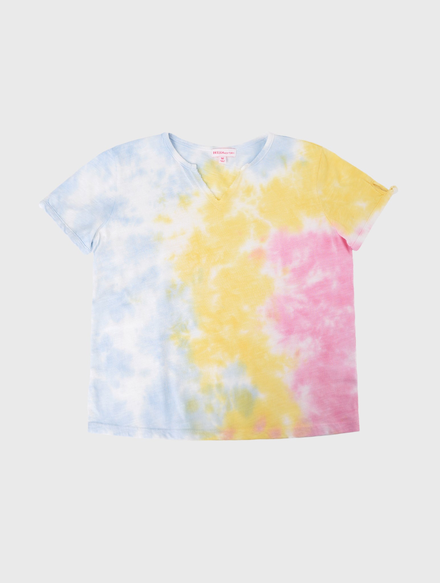 Design History Girls' Tie-Dye Short-Sleeve Top - Saint Bernard