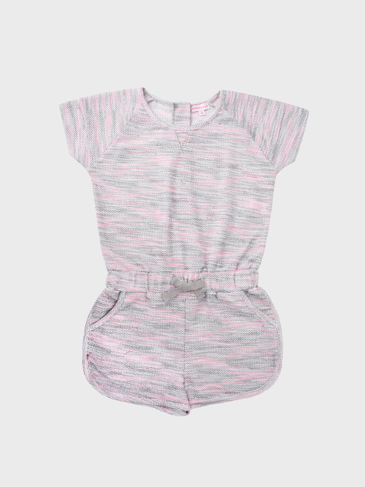 Design History Girls' Knit Romper - Saint Bernard